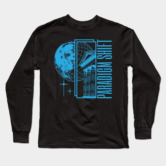 PARADIGM SHIFT Long Sleeve T-Shirt by TextGraphicsUSA